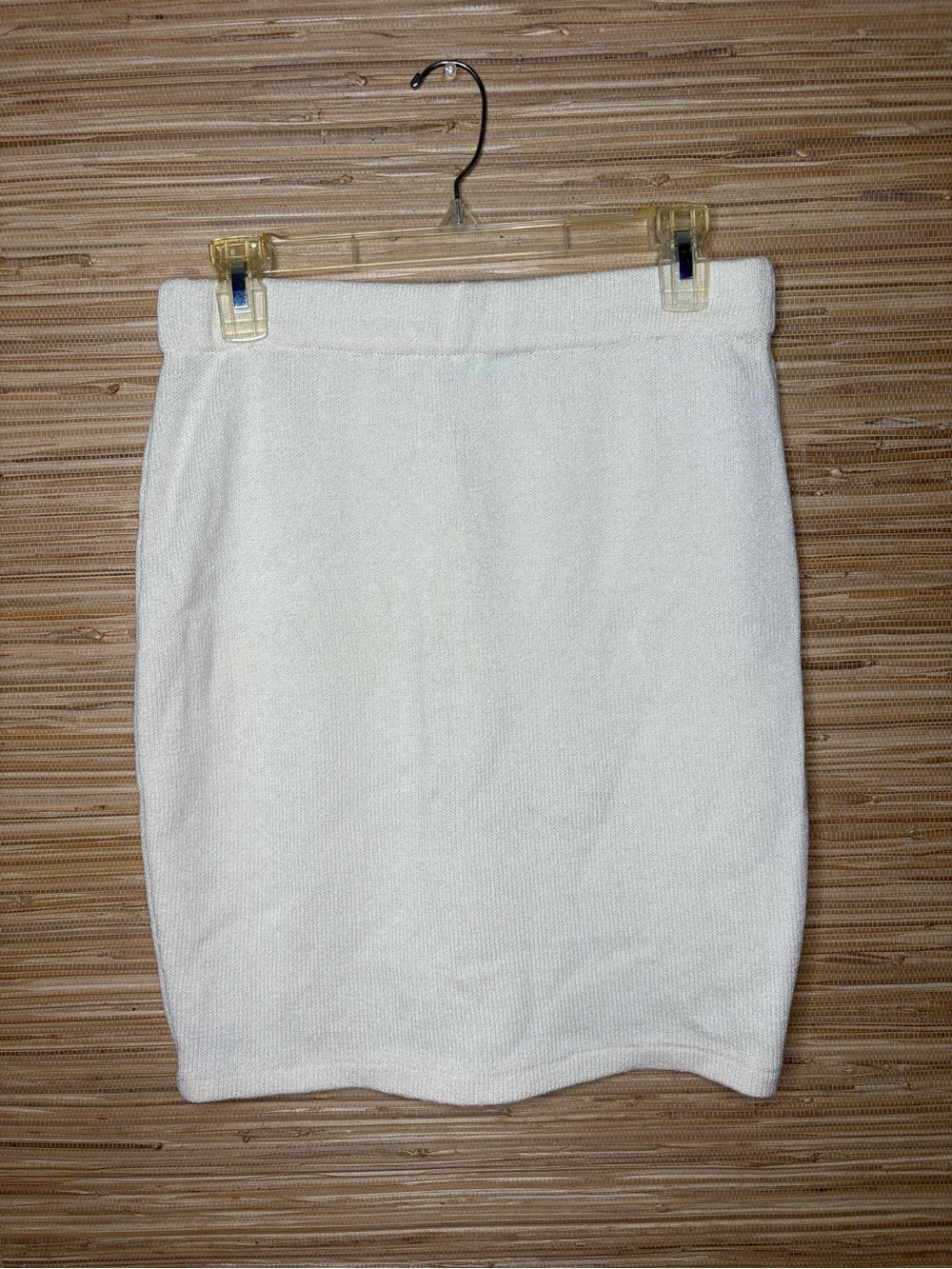 Vintage St. John Separates Collection Knit Pencil Skirt White Sz 4